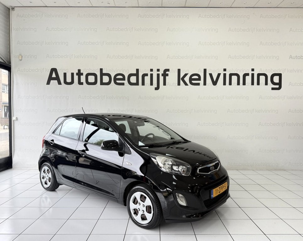 Kia Picanto 1.0 CVVT Comfort Bovag Garantie Airco (bj 2013), Auto's, Keurmerk '100% Onderhouden', Euro 5, Stof, Gebruikt