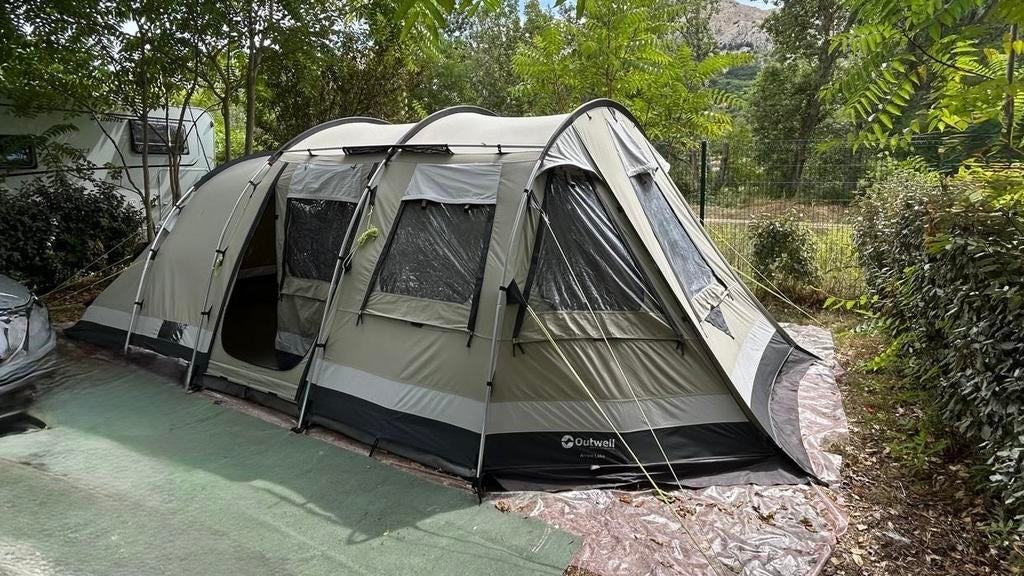 Outwell Arrow Lake 6-persoons tent met flexibele ingang, Ophalen, Gebruikt, Tot en met 6