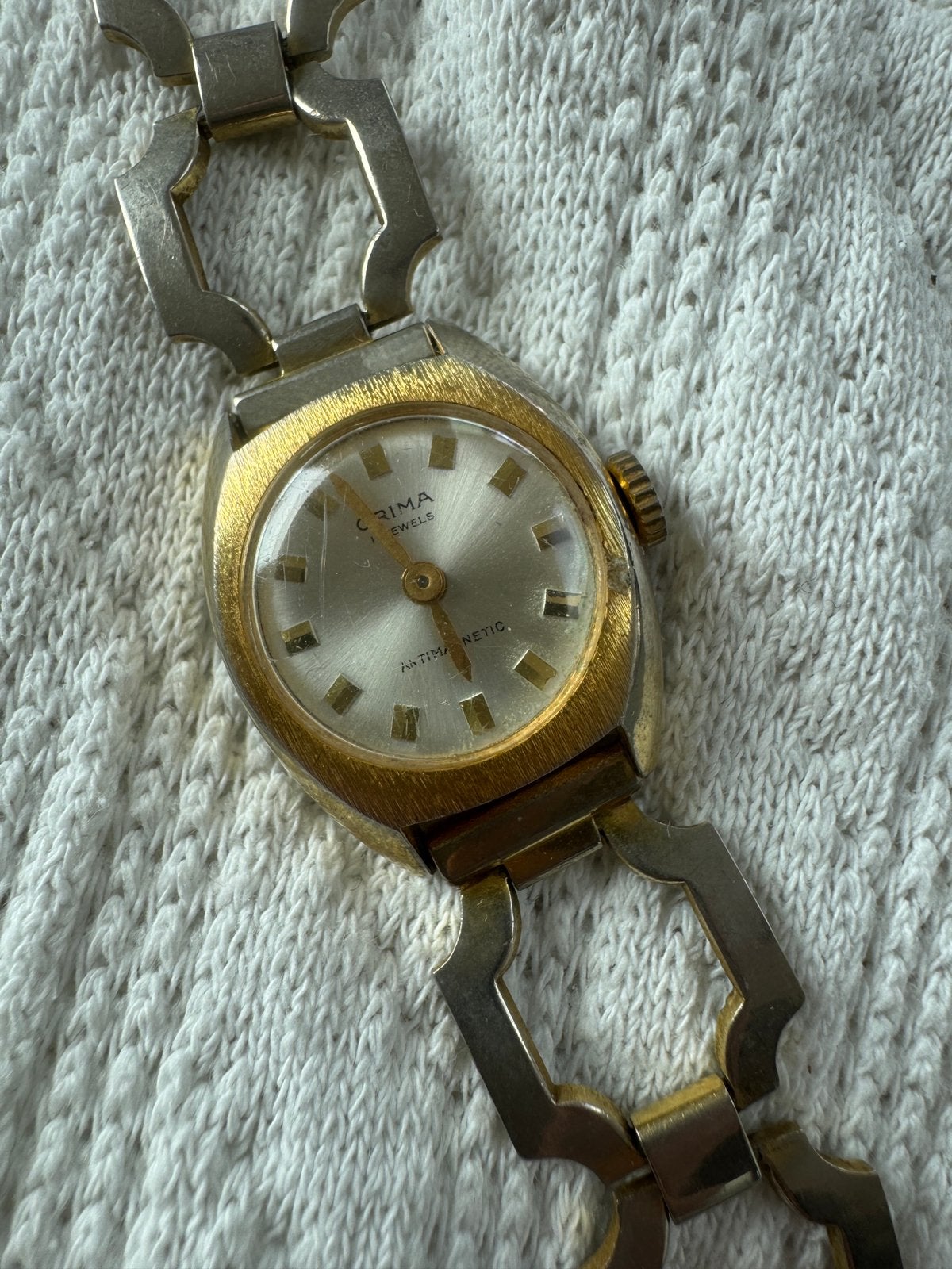 Vintage Orima Manual Wind 22mm | Swiss Made, Sieraden, Tassen en Uiterlijk, Horloges | Antiek, Ophalen of Verzenden, Staal, Overige merken