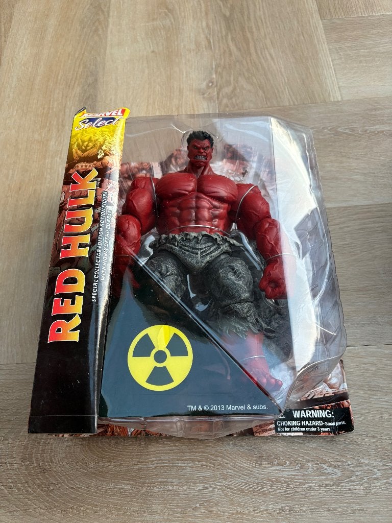 Marvel Select Red Hulk actiefiguur - nieuw in verpakking, Ophalen, Nieuw