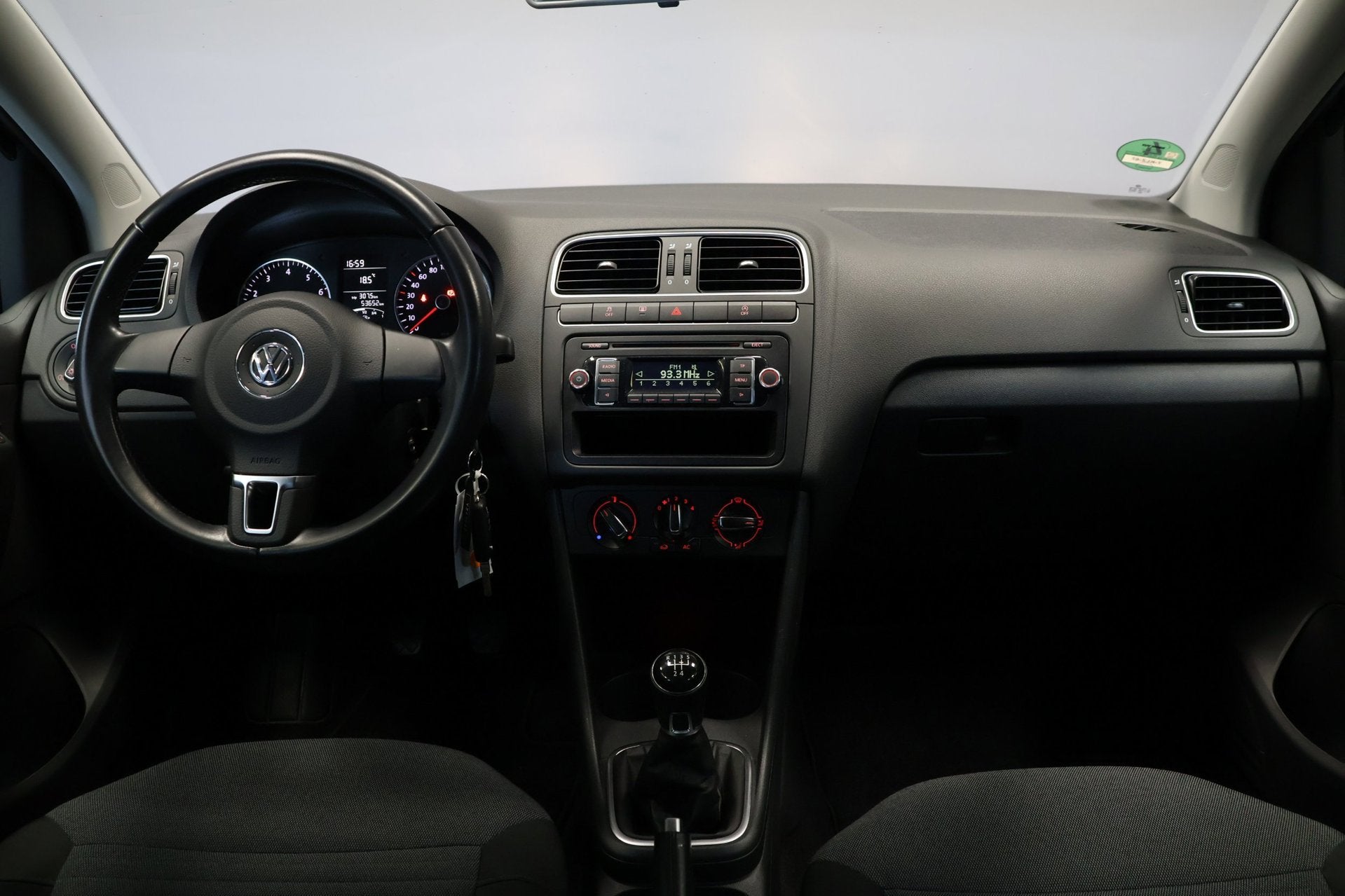 Volkswagen Polo 1.2 TSI BlueMotion Edition |Airco|, Voorwielaandrijving, Euro 5, Stof, Zwart