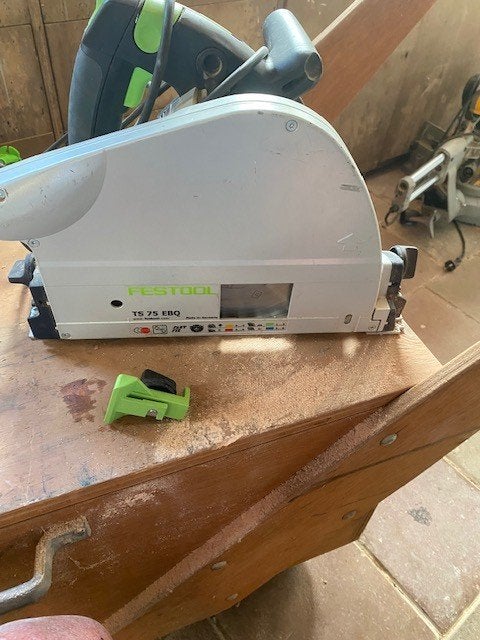 invalzaag Festool TS 75 EBQ, Invalzaag, Ophalen of Verzenden, Zo goed als nieuw, 30 tot 70 mm