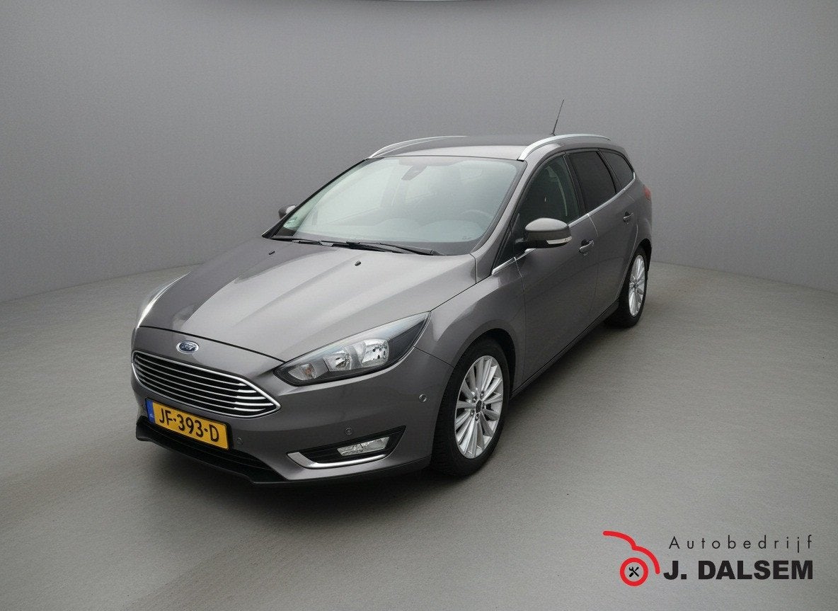 Ford FOCUS Wagon 1.0 Titanium (bj 2016), Auto's, Gebruikt, Euro 6, Bruin, Handgeschakeld