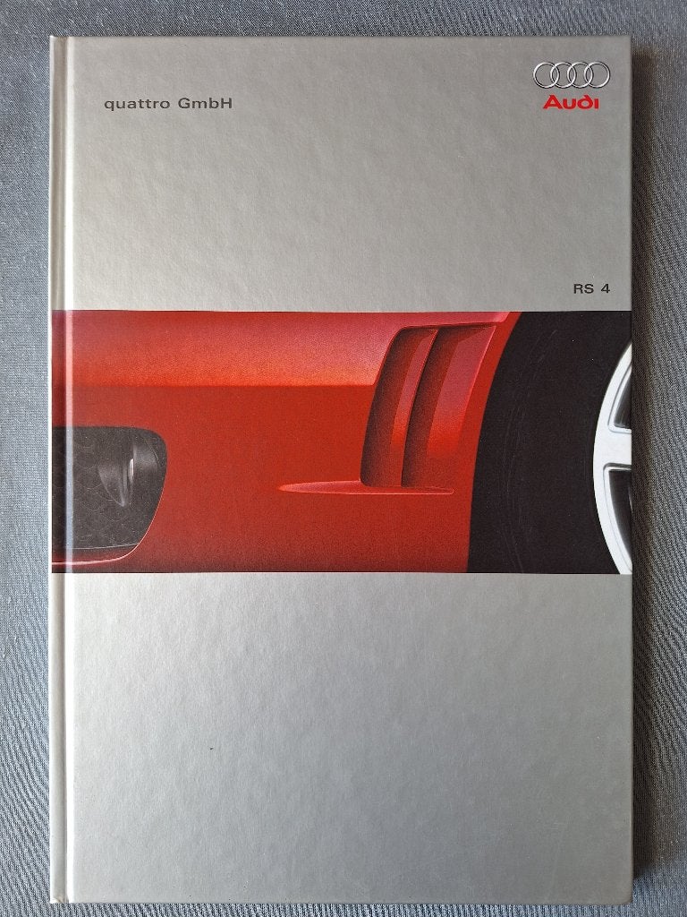 Brochure AUDI RS 4 - Hardcover - 2020 Engels, Boeken, Verzenden, Gelezen, Audi
