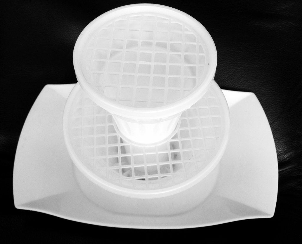 Vintage Tupperware Vaas  Floralier Plastic sixties USA, Verzamelen, Ophalen of Verzenden, Huis en Inrichting
