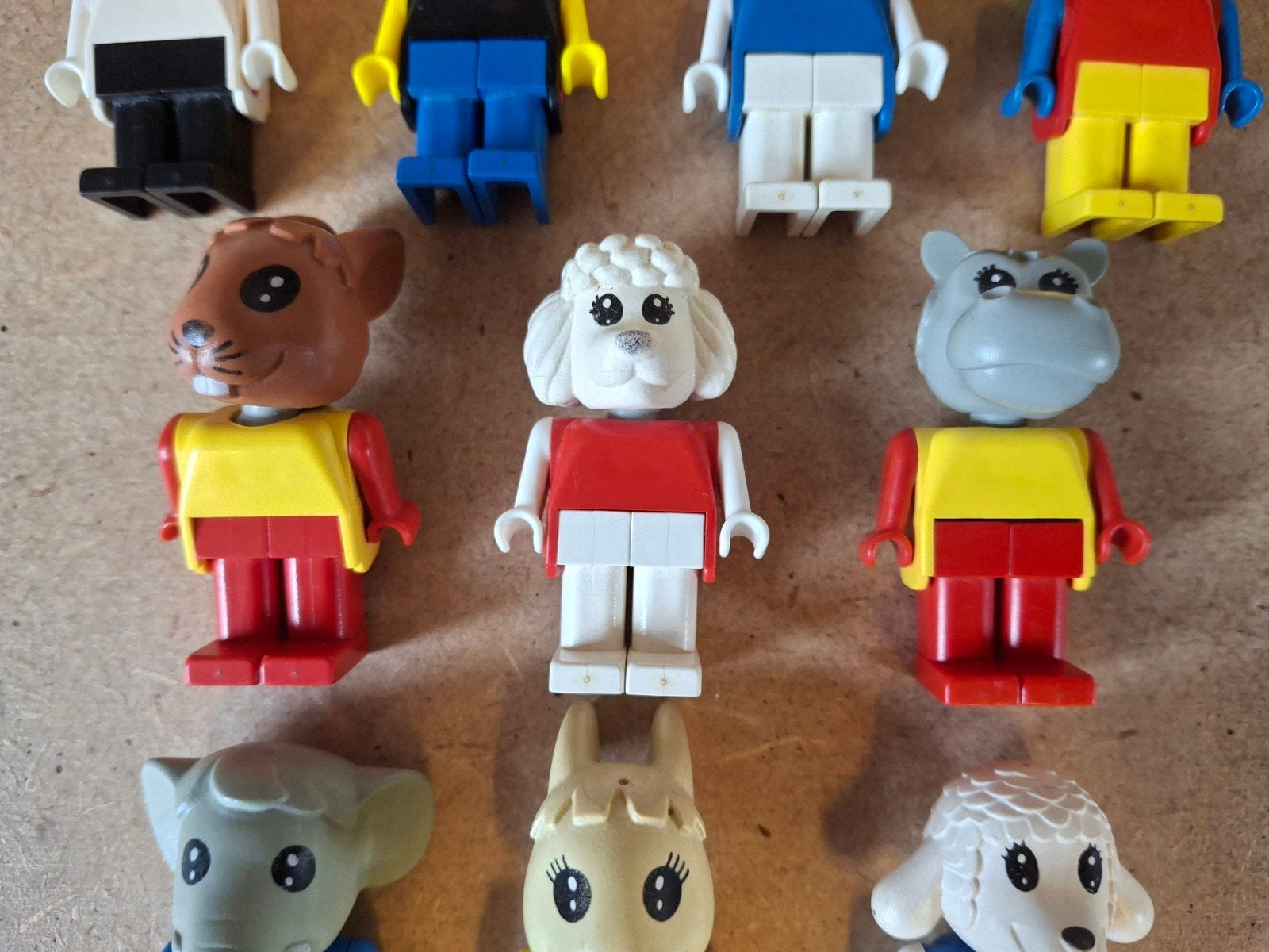 Lego Partij Fabuland poppetjes. Jaren 80, Lego, 33 Bath Road, Slough, UK, Overige thema's, Lego