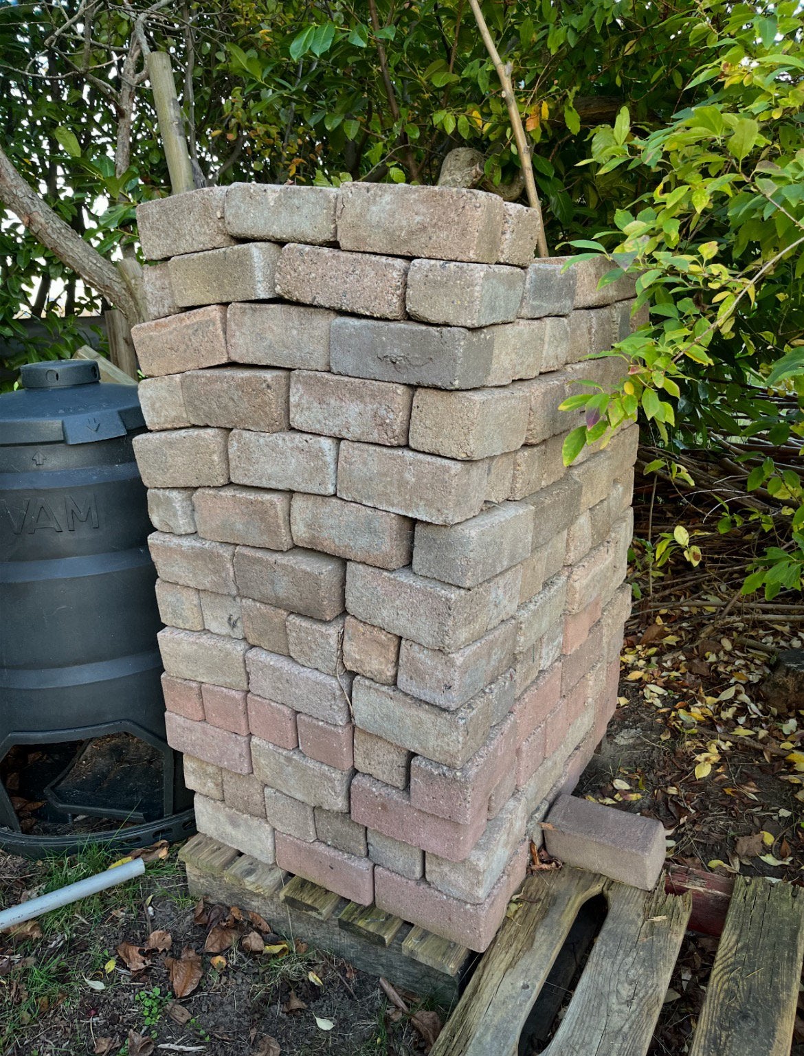 Straatstenen/ klinkers teab, Tuin en Terras, Ophalen, Gebruikt, Klinkers, Minder dan 5 m²