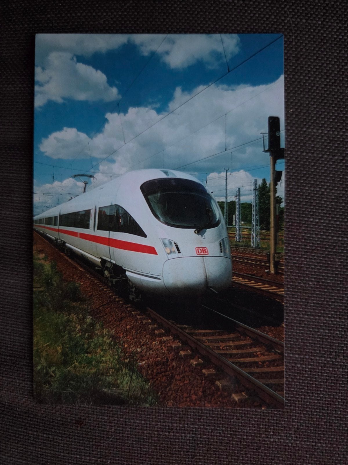 ICE 3 Trein Ansichtkaart - DB Baureihe 411, Ophalen of Verzenden