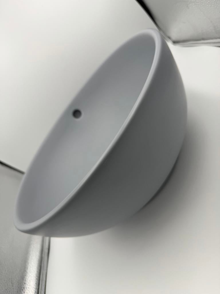 Waskom Detremmerie keramiek mat grijs Ø38cm showroomuitverko, Ophalen, Detremmerie, Nieuw, Info@detremmerie.be