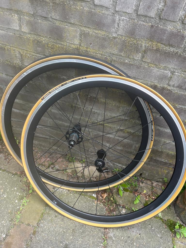 Wielset Campagnolo Sirocco 11 speed, Fietsen en Brommers, Fietsonderdelen, Wiel, Gebruikt, Ophalen of Verzenden, Aluminium
