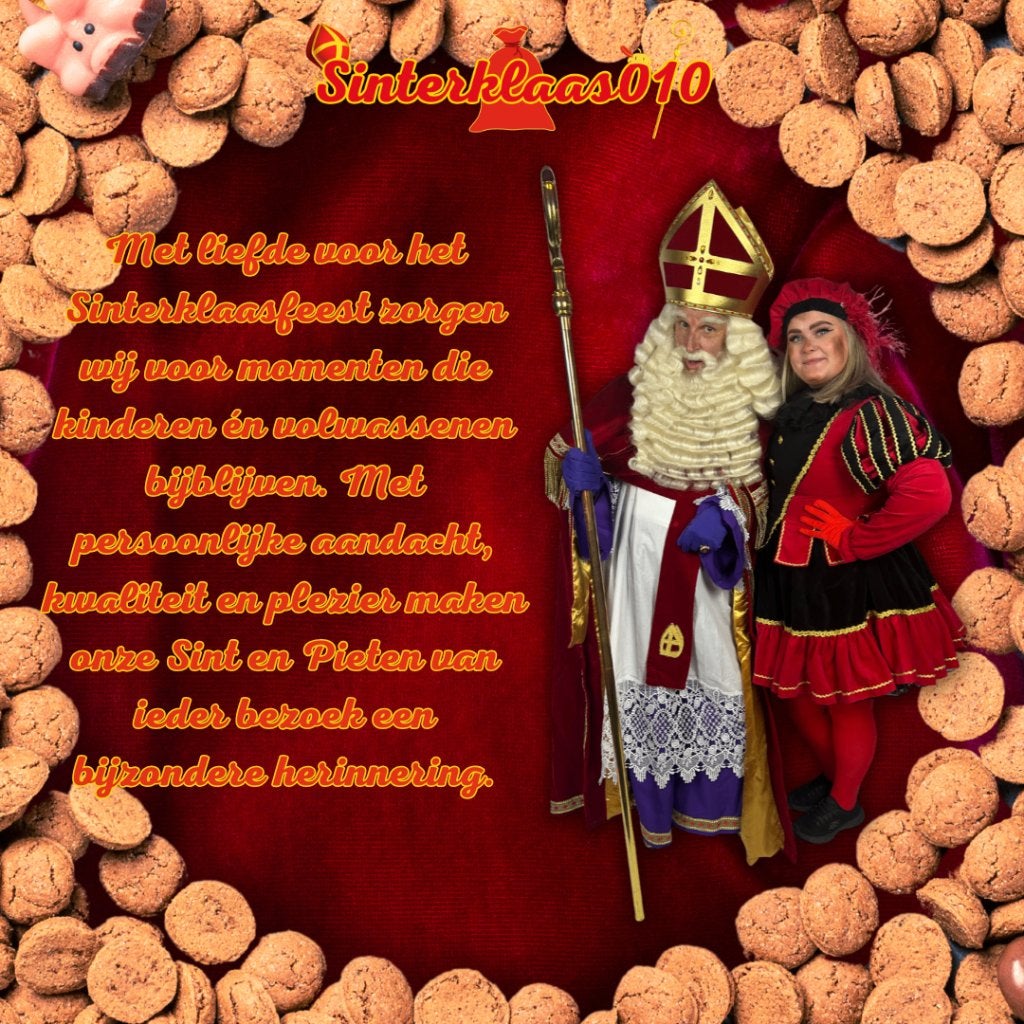 Huisbezoek Sinterklaas en Piet - Sinterklaas010, Diversen, Ophalen, Van Heusdestraat 14b, Info@sinterklaas010.nl, Sinterklaas010