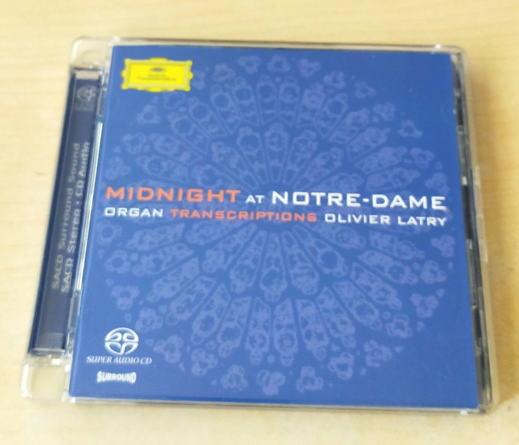 Midnight At Notre Dame SACD Organ Transcriptions Latry, Cd's en Dvd's, Cd's | Klassiek, Ophalen of Verzenden, Classicisme, Zo goed als nieuw
