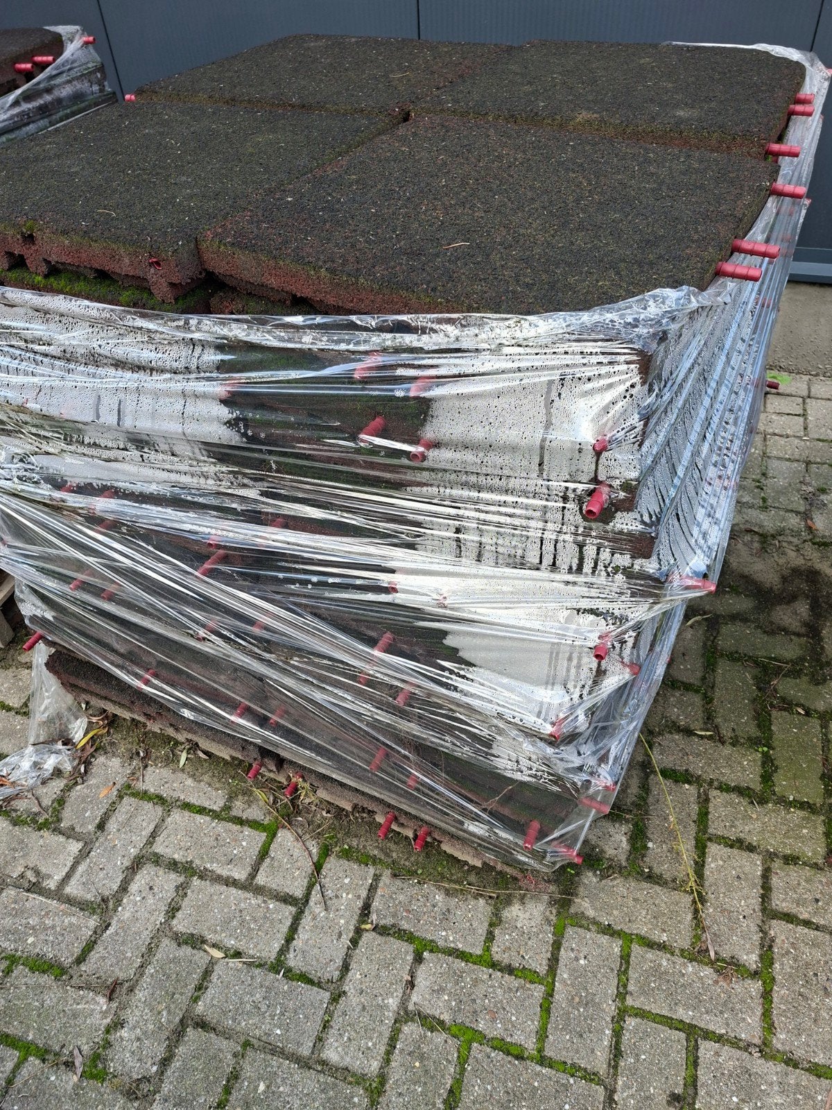 Rubberen tegels 50x50x6 cm voor paardeboxen, Dieren en Toebehoren