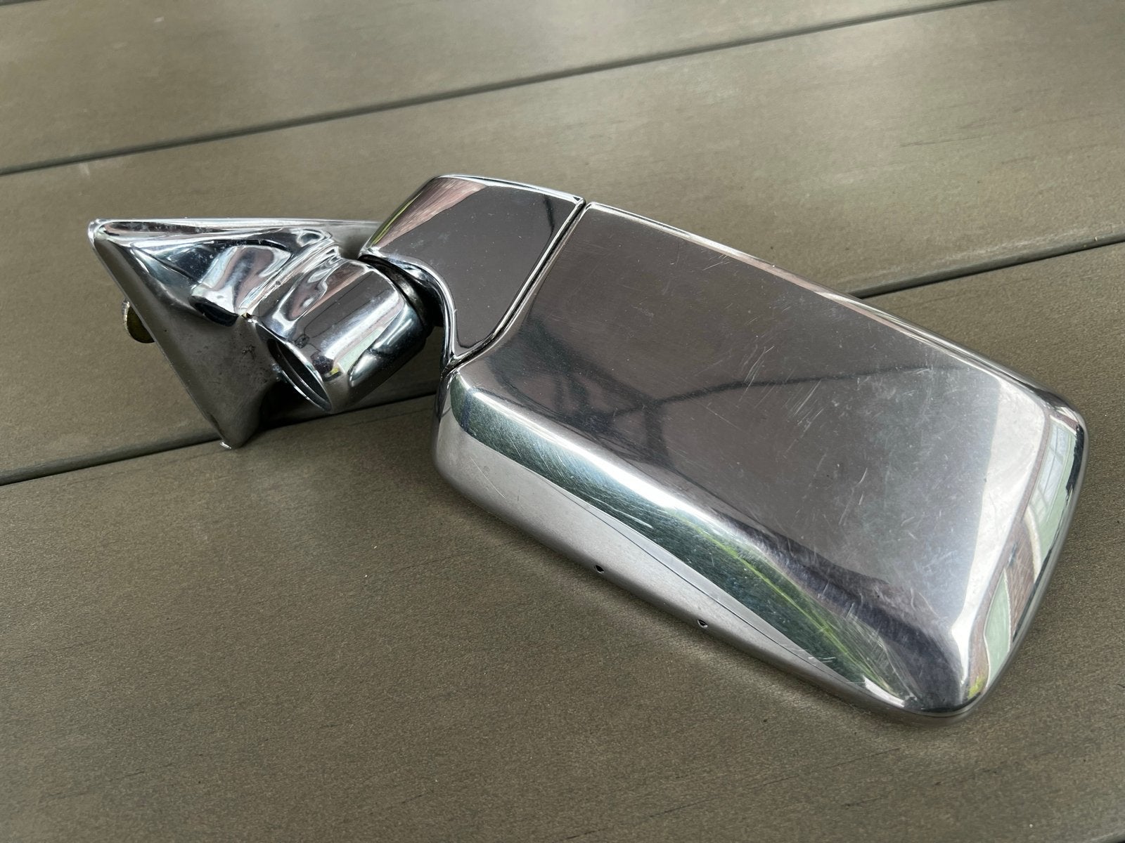 Linker zijspiegel voor BMW 5-serie E-12, 70-, 80-er jaren., Auto-onderdelen, Spiegels, Ophalen of Verzenden, Gebruikt, Oldtimer onderdelen