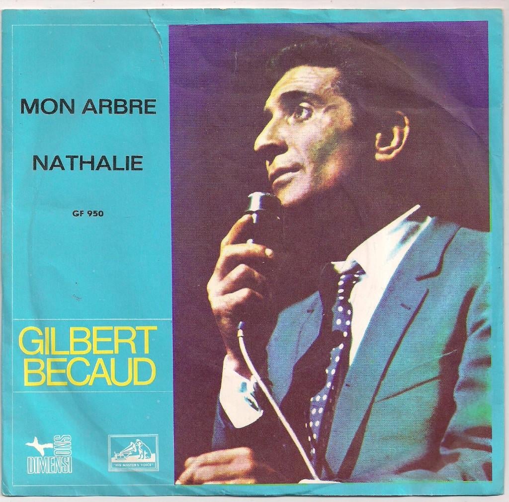 Gilbert Becaud- Nathalie, Cd's en Dvd's, Vinyl Singles, Gebruikt, Verzenden, 7 inch, Fotohoes