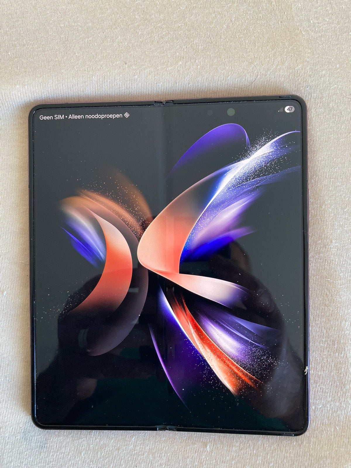 Samsung Z Fold 4 met 512 GB 5G in Nieuwstaat met hoejse, Telecommunicatie, Mobiele telefoons | Samsung, Ophalen, Zwart, 512 GB