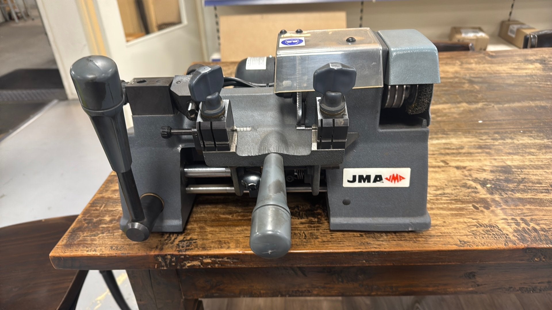 JMA TITAN SLEUTELMACHINE INCL NIEUWE FREES, Doe-het-zelf en Verbouw, Ophalen of Verzenden, Gebruikt