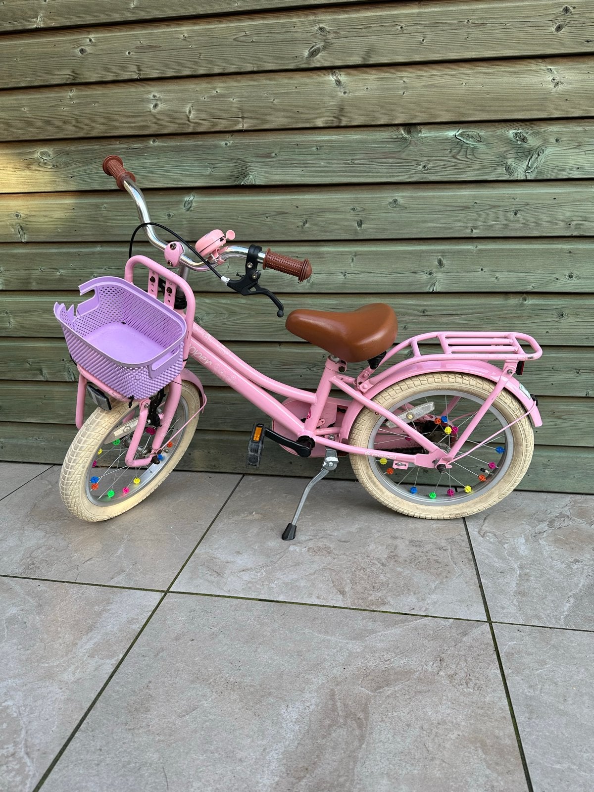 Popal Cooper meisjesfiets 16 inch, Ophalen, Terugtraprem, Gebruikt, Handrem