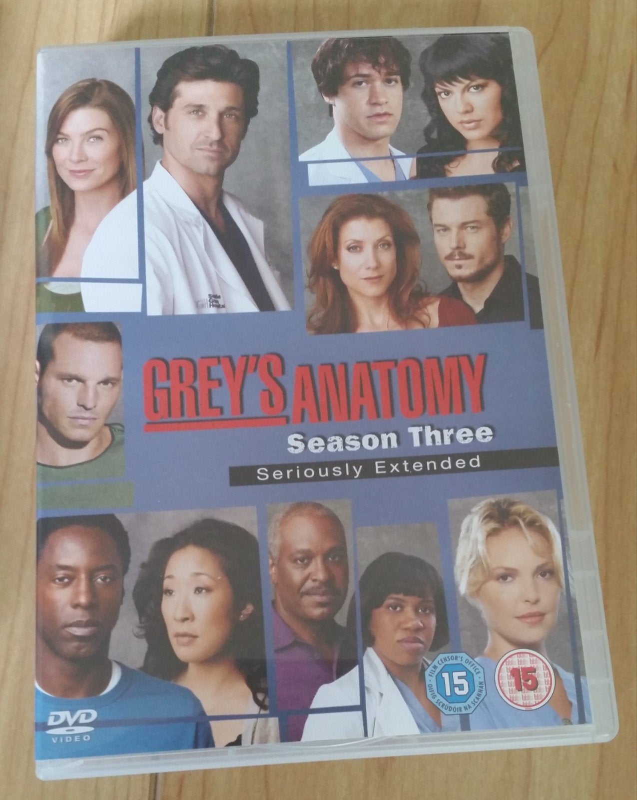 Greys anatomy seizoen 3 grey's anatomy ziekenhuis serie, Cd's en Dvd's, Dvd's | Tv en Series, Vanaf 12 jaar, Verzenden, Zo goed als nieuw
