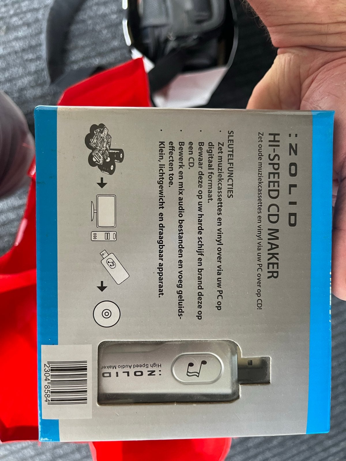 Zolid Hi-Speed CD Maker: Cassette/Vinyl naar CD Converter, Ophalen of Verzenden, Nieuw