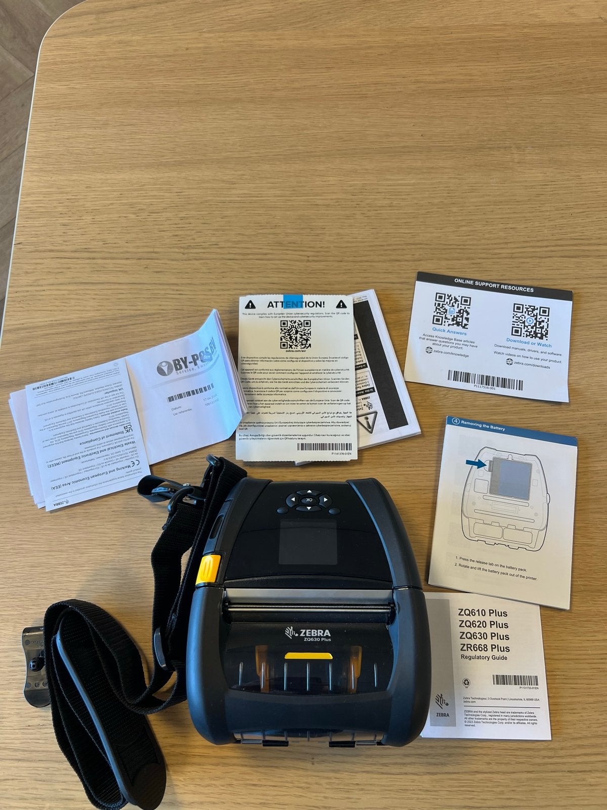 Zebra ZQ630 Plus Mobiele Labelprinter - Nieuw!, Zwart-en-wit printen, Printer, Nieuw, Ophalen of Verzenden