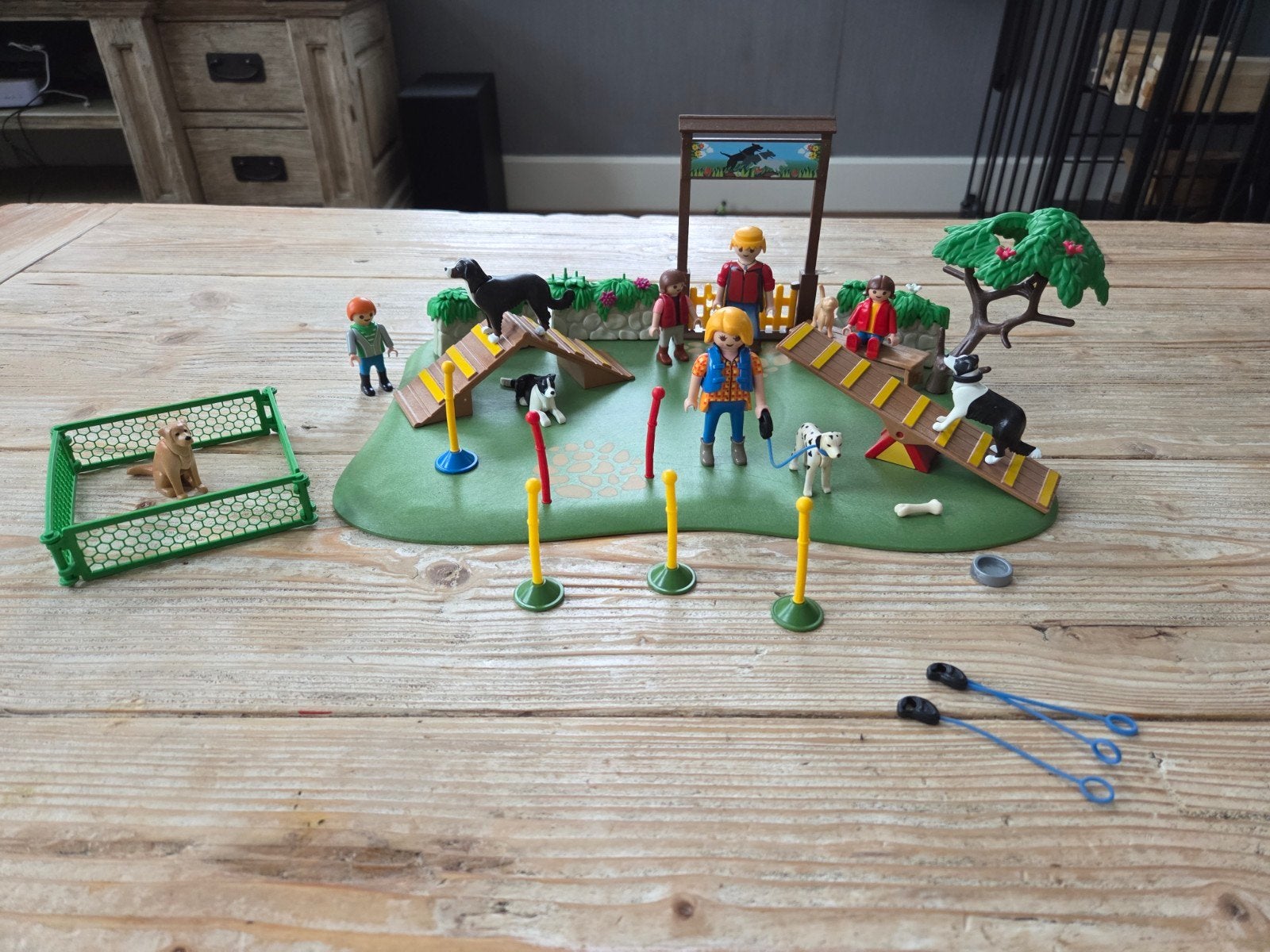 Playmobil honden hondenschool, Complete set, Overige typen, Ophalen of Verzenden, Zo goed als nieuw