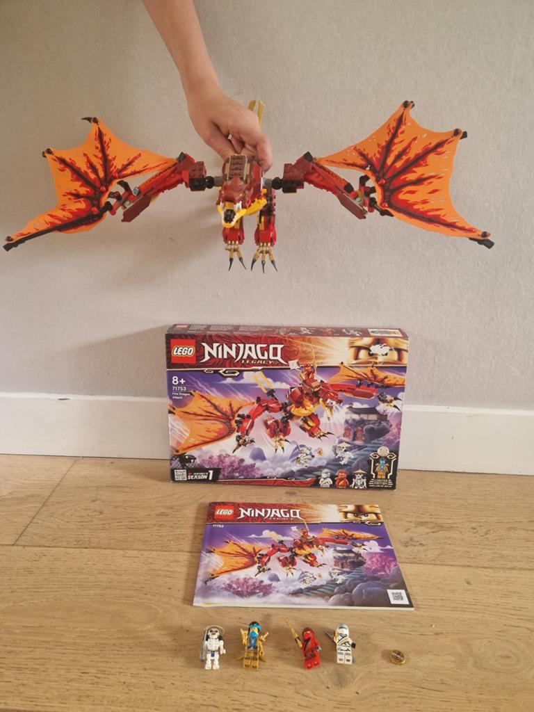 Lego Ninjago 71753 - 99% compleet doos boekje minifiguurtje, Lego, Ophalen of Verzenden, Zo goed als nieuw, Inclusief minifiguren