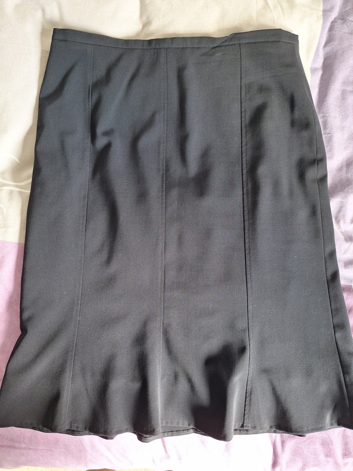 Basler Zwarte Gevoerde Rok Maat 42, Kleding | Dames, Zwart, Ophalen of Verzenden, Gedragen, Basler