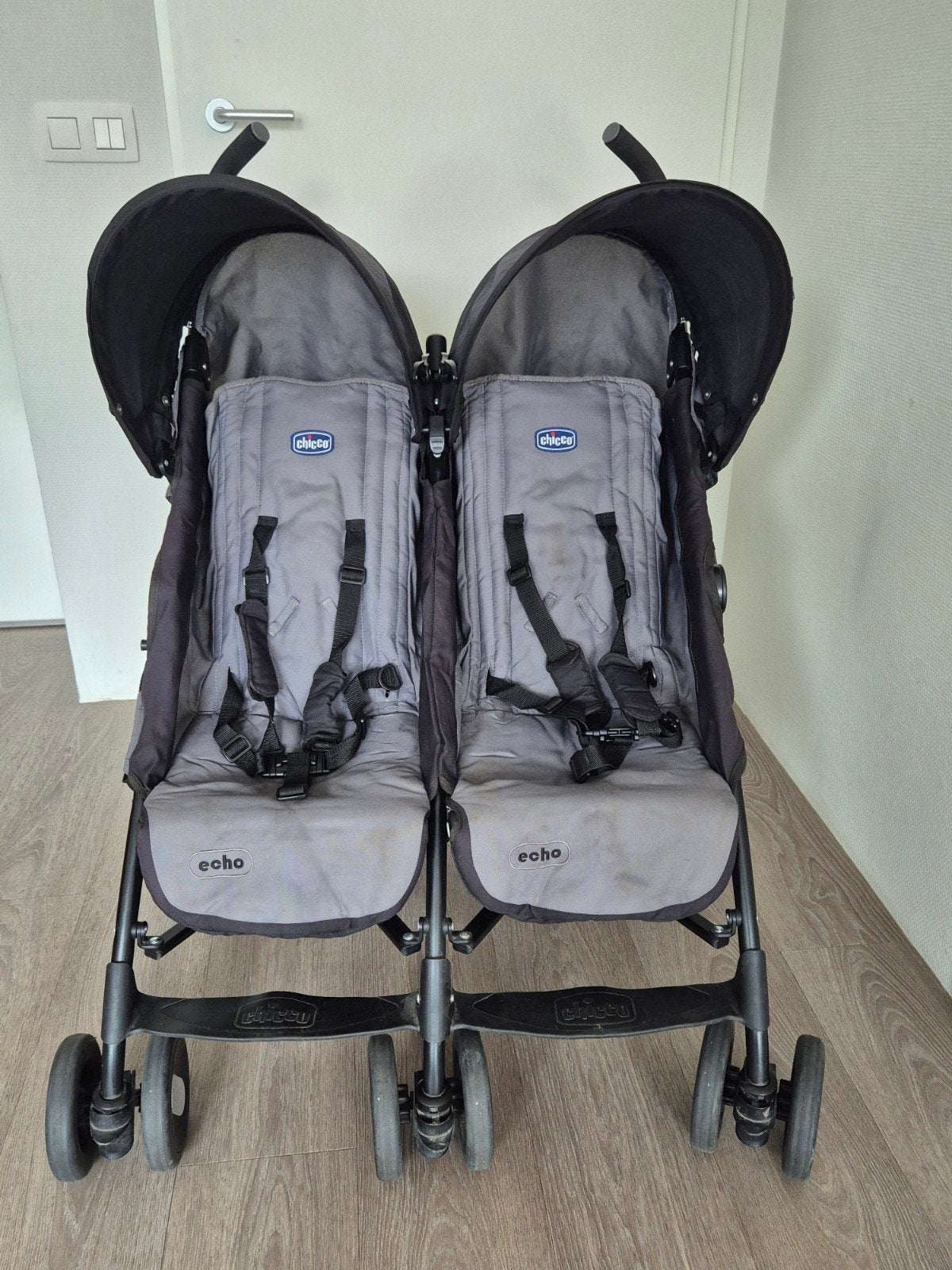 Chicco Echo Duowagen -  tweeling, Gebruikt, Duowagen, Ophalen, Kinderwagen