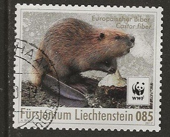 Liechtenstein 50, bever voor sjopper, Verzenden, Overige landen, Gestempeld