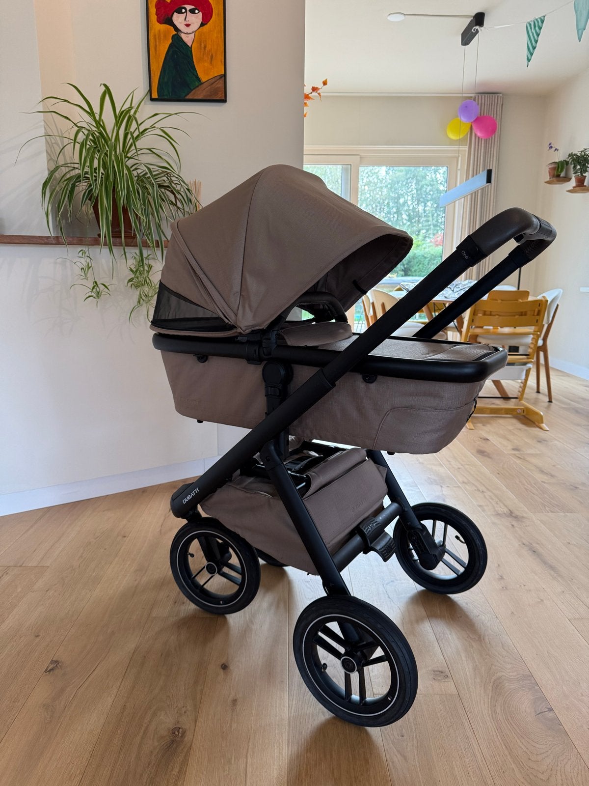 Dubatti One kinderwagen met complete accessoires set, Zo goed als nieuw, Combiwagen, Met autostoeltje, Ophalen