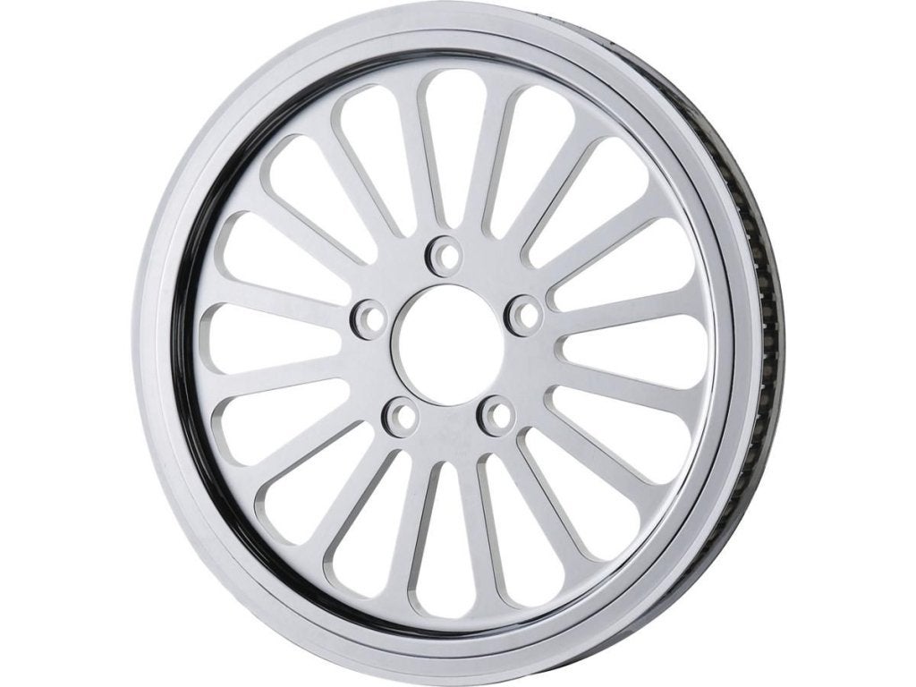 Pulley zwart of chroom div maten op voorraad, (fat spokes), Motoren, Onderdelen | Harley-Davidson, Petroleumhavenweg 26, Info@taco-motos.com