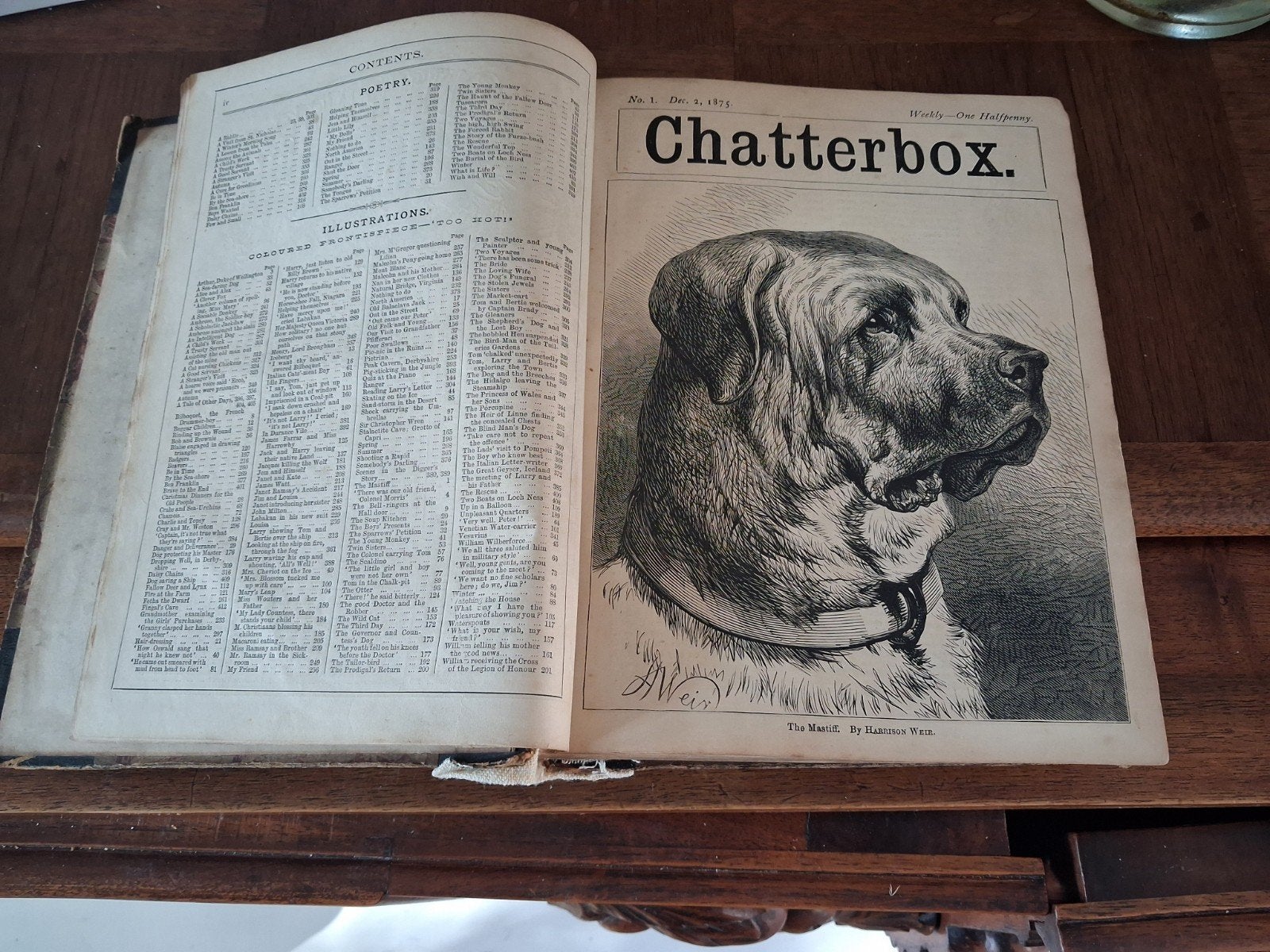 chatterbox,gebonden uit 1875 ,harrison Weir, Ophalen of Verzenden