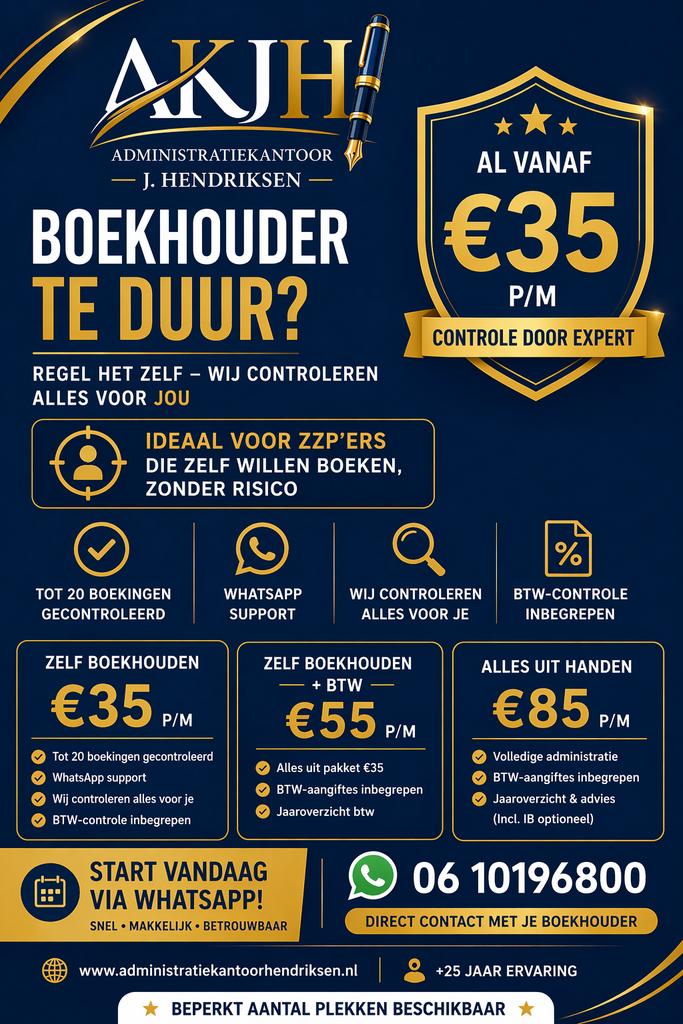 Zelf uw boekhouding doen?, Eén persoon
