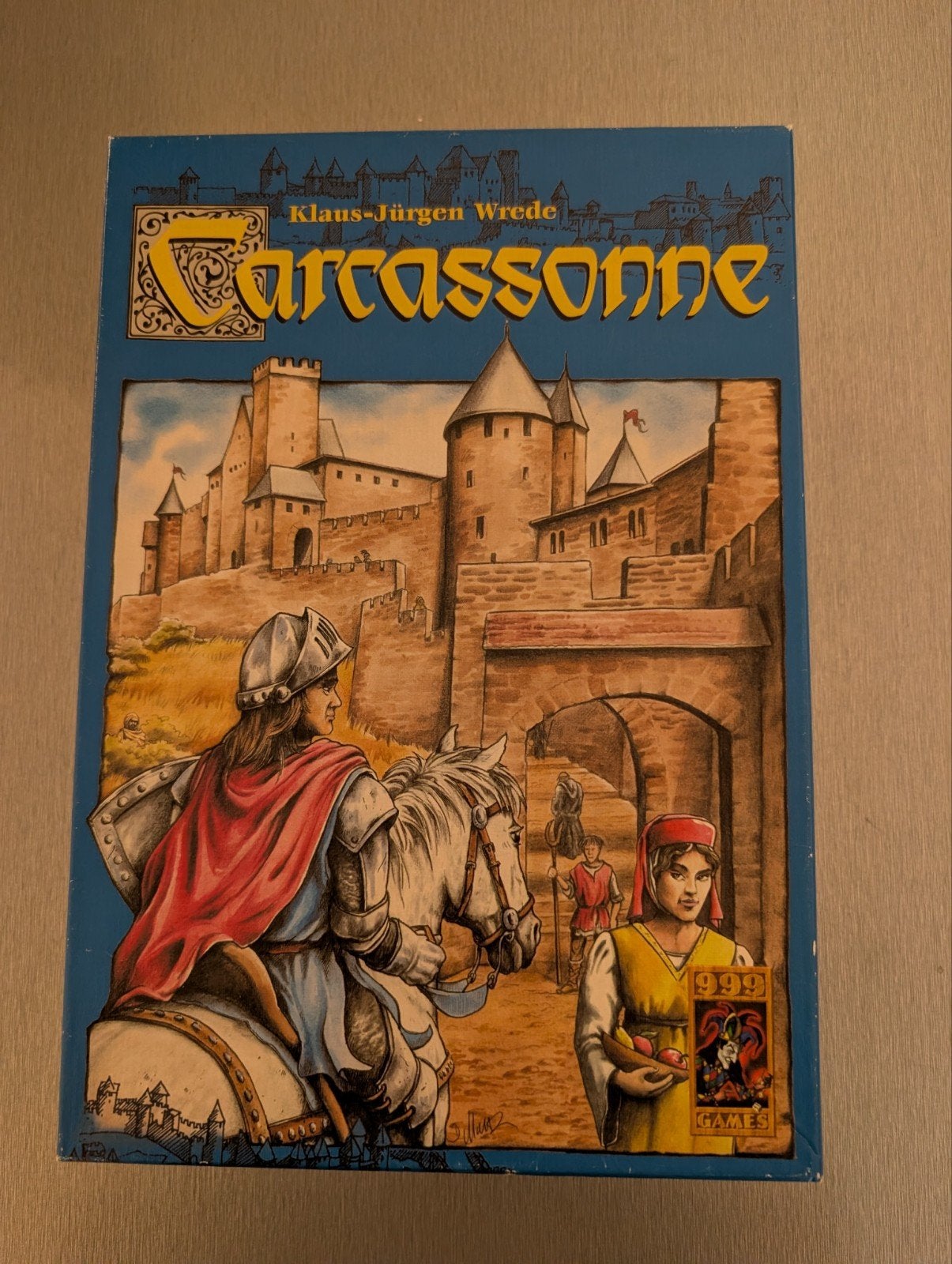 Carcassonne Bordspel - Klassiek Strategisch Spel, Een of twee spelers, Ophalen of Verzenden, Gebruikt, 999 Games
