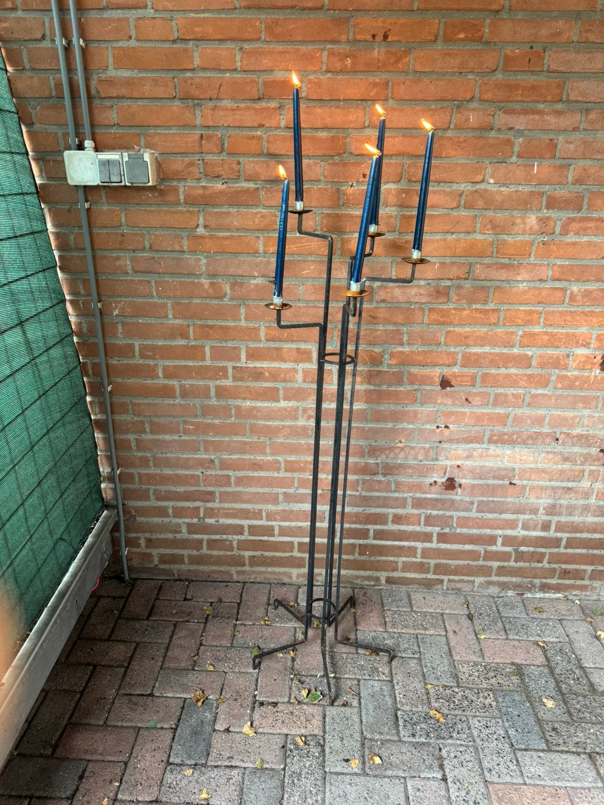 Tuin kaarsen kandelaar, Tuin en Terras, Ophalen, Gebruikt