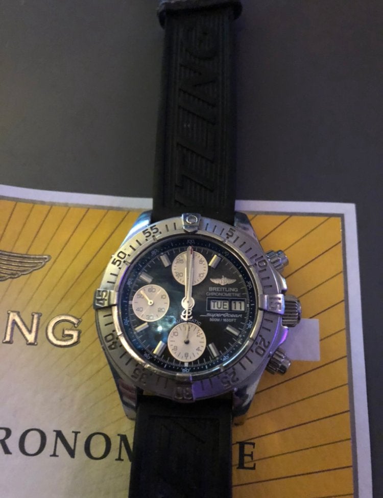 Horloge heren breitling, Ophalen of Verzenden, Zo goed als nieuw, Breitling