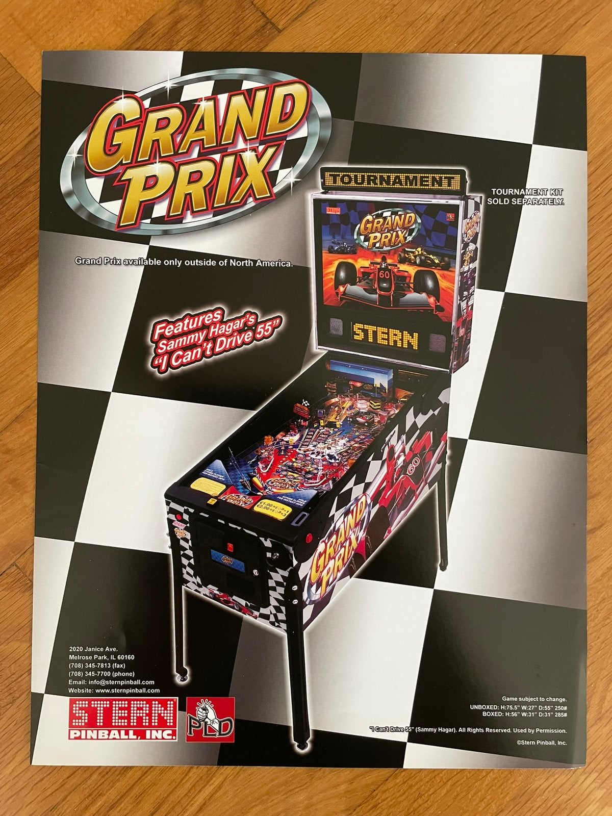 Grand Prix Stern Flyer., Verzamelen, Ophalen of Verzenden, Zo goed als nieuw, Stern