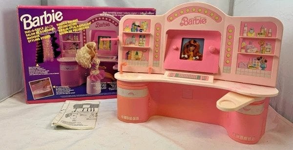 Mattel Barbie #9305 Dial-A-Style Salon Styling Studio 1991, Coolsingel 104, 3011 AG Rotterdam, Netherlands, Barbie, Verzenden
