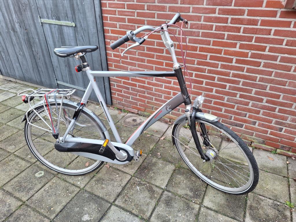 Batavus Crescendo herenfiets.   Extra hoog model., Ophalen, Gebruikt, Versnellingen, Batavus