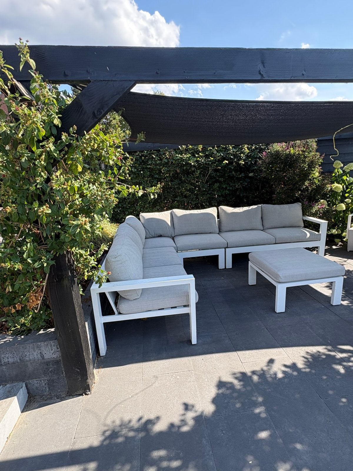 700 EURO Luxe Life Style Garden Furniture Lounge set, Ophalen, Meer dan 8 zitplaatsen, Aluminium, Zo goed als nieuw