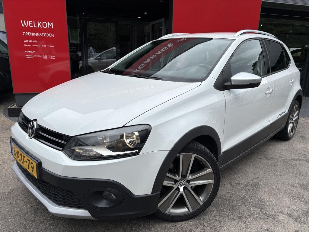 Volkswagen Polo 1.2 TSI Cross, Stof, Wit, Origineel Nederlands, Grijs