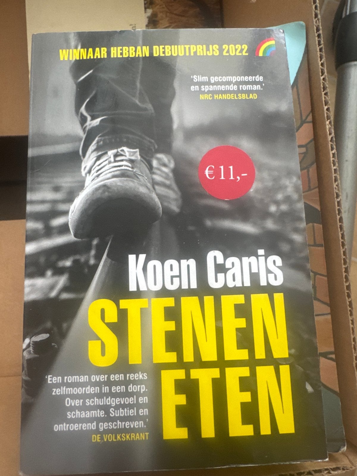 Koen Caris - Stenen Eten (Hebban Debuutprijs 2022), Ophalen of Verzenden, Zo goed als nieuw
