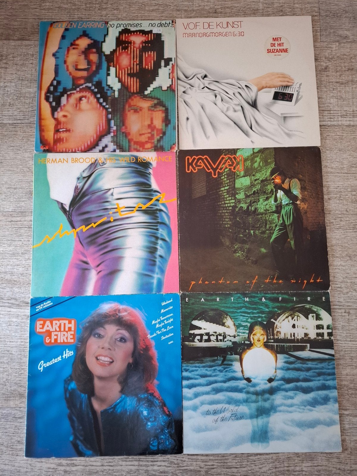 Collectie van 6 lps, Cd's en Dvd's, Vinyl | Nederlandstalig, Ophalen of Verzenden, Gebruikt, 12 inch