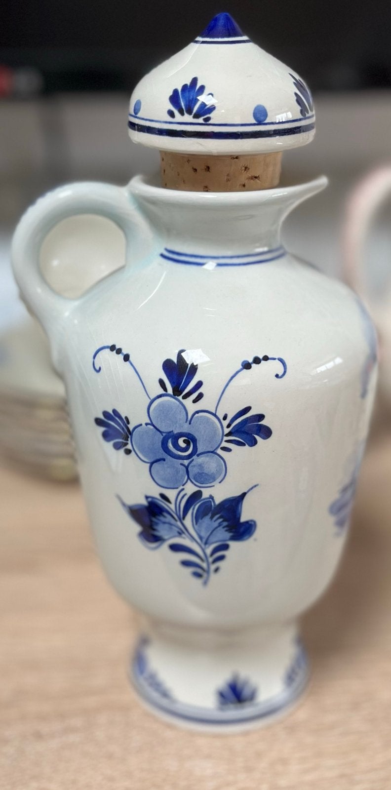 Delfts Blauw Karafje H.J. Herman Jansen Distillers, Antiek en Kunst, Ophalen