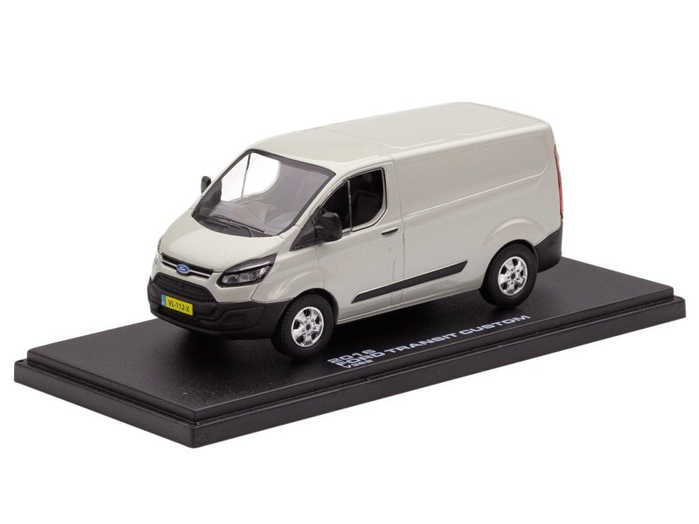Ford Transit Custom Zilvergrijs Metallic GreenLight 51096, Overige merken, Auto, Verzenden, Bburago Via dei Tessitori 109 info@bburago-shop.com