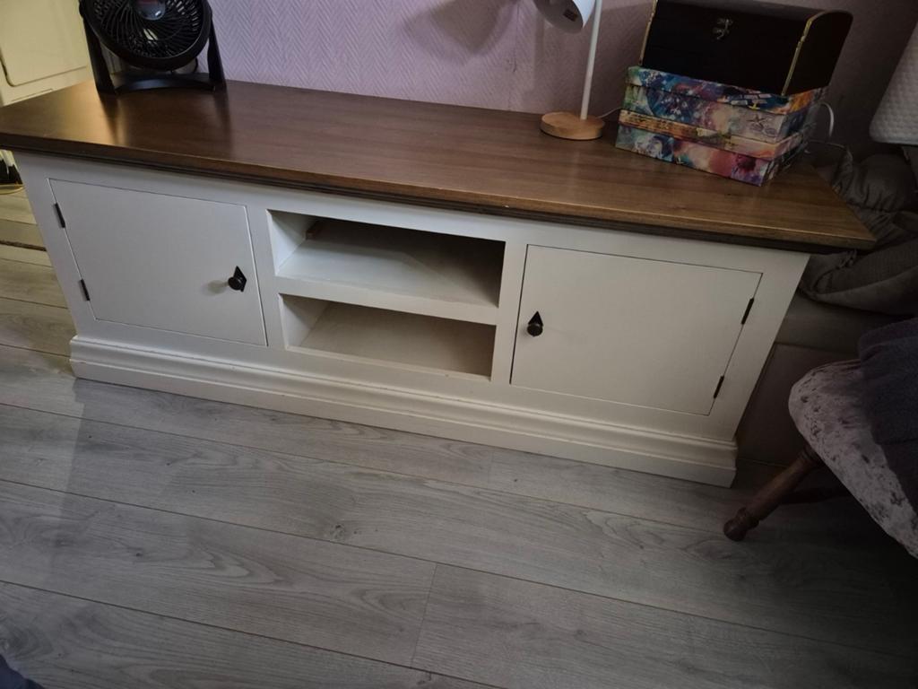 Tv kast landelijk, Huis en Inrichting, 150 tot 200 cm, Ophalen of Verzenden, Minder dan 100 cm, 25 tot 50 cm