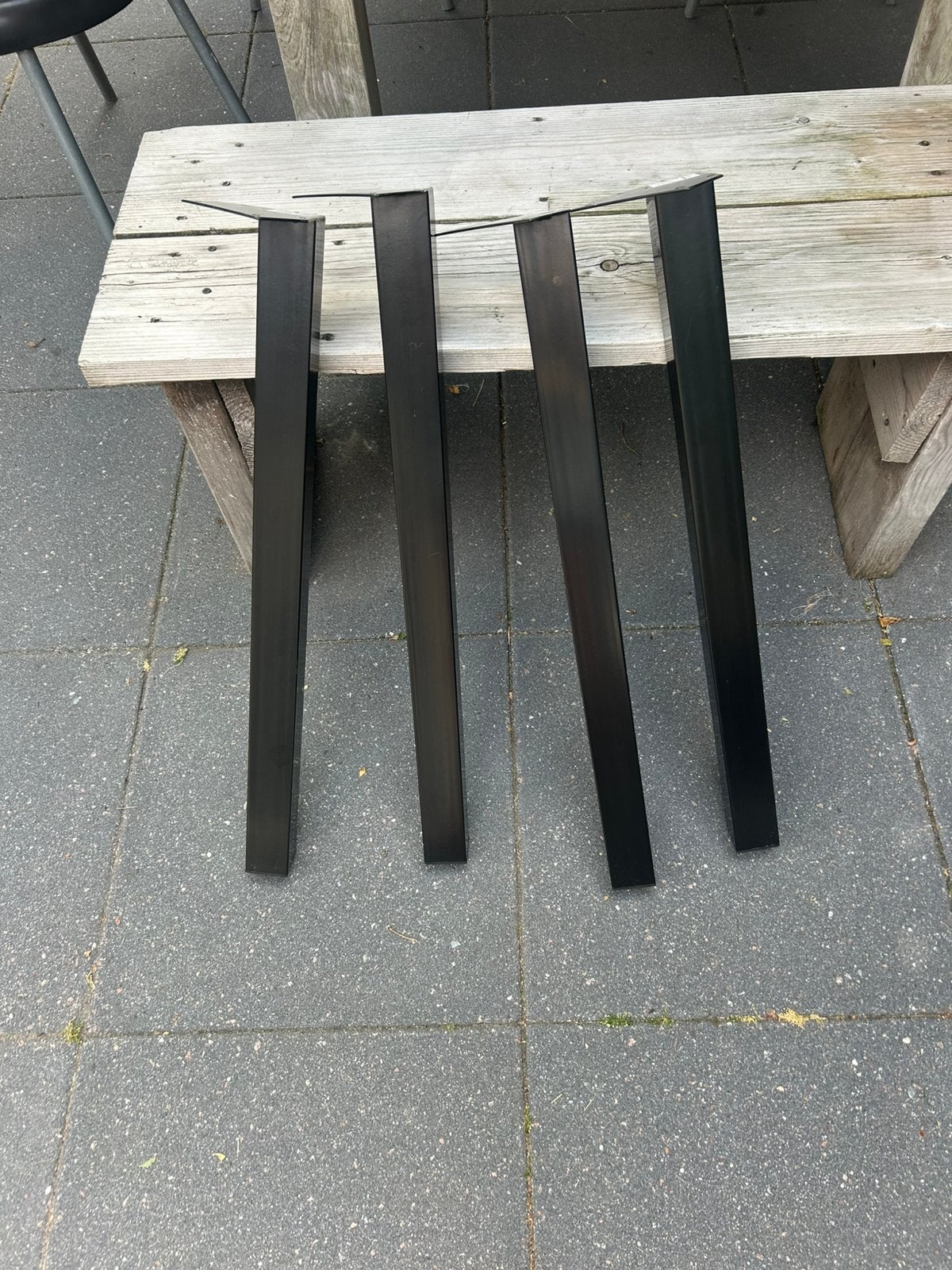 Duraline stalen tafelpoten zwart, Ophalen, Tafelpoot, Minder dan 50 cm, 50 tot 100 cm