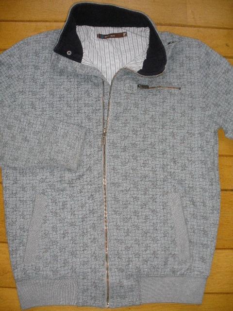 CAST IRON vest grijs aqua blauw maat M, Kleding | Heren, Truien en Vesten, Ophalen of Verzenden, Zo goed als nieuw, Grijs, Cast Iron