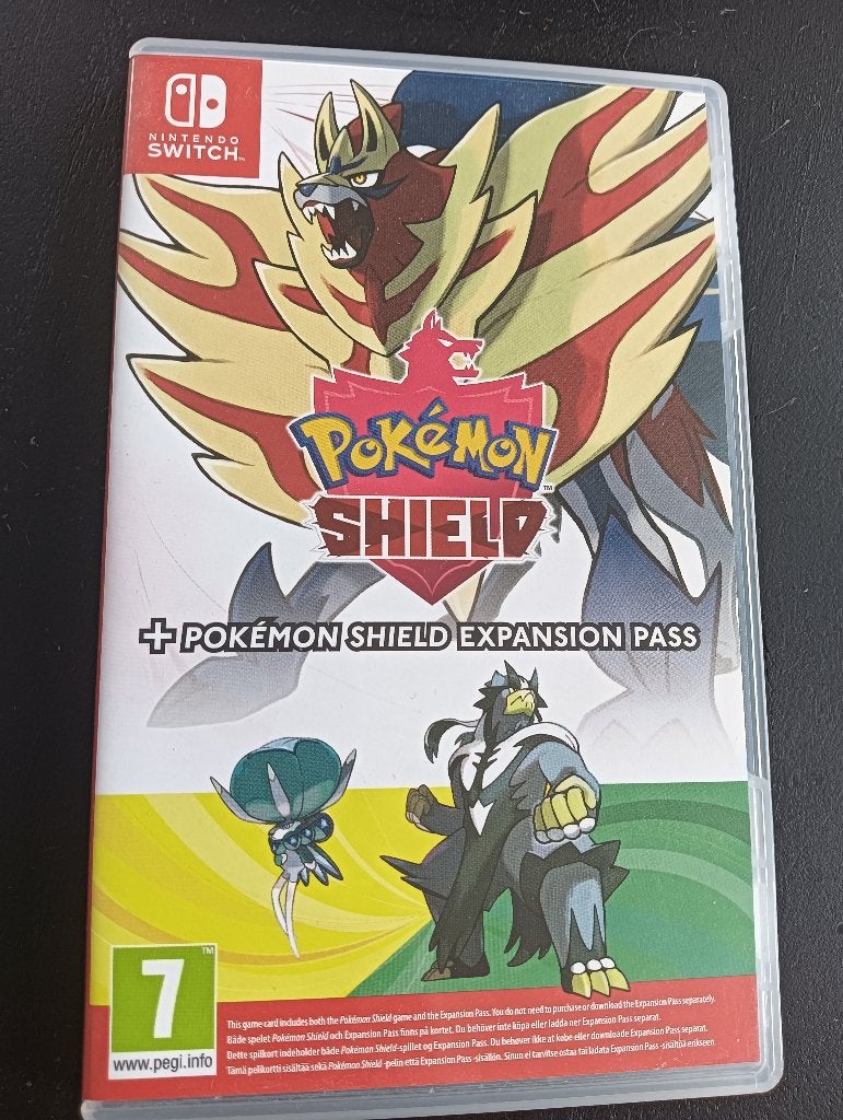 Pokemon shield + expansion (zeldzame fysieke DLC), Spelcomputers en Games, Games | Nintendo Switch, Ophalen, 1 speler, Zo goed als nieuw